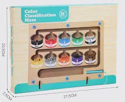 Magnetic Color Classification Maze