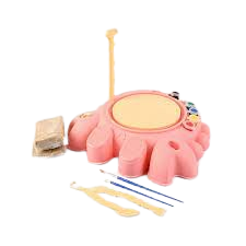 Electric Pottery Wheel Kit for Kids – Ceramic & Painting Set (Little Crab Design)