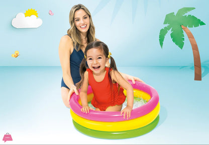 Intex Wet Set Collection 3-Ring Inflatable Baby Pool (24" x 8.5")