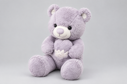 76CM Lavender Teddy Bear with Mini Plush | Happy Gift