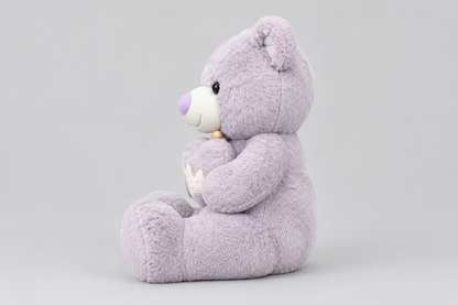 76CM Lavender Teddy Bear with Mini Plush | Happy Gift