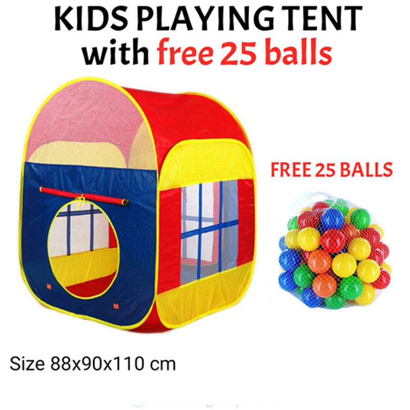 Kids Playhouse Tent with 50 Colorful Balls – Combo Offer