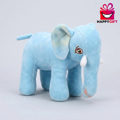 25 CM Light Blue Elephant Plush Soft Toy Gift | Happy Gift