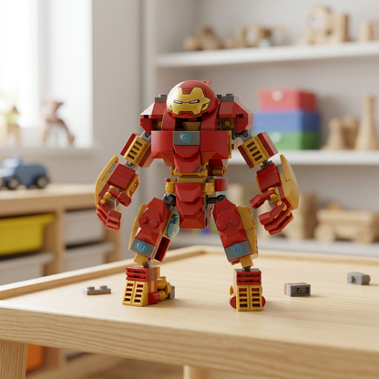 Superhero Mech Building Blocks Set, 260 Pieces | Happy Gift
