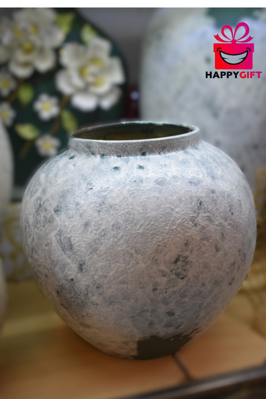 Artisan Collection: Hand-Glazed Ceramic Vibe with Rainbow Reflections