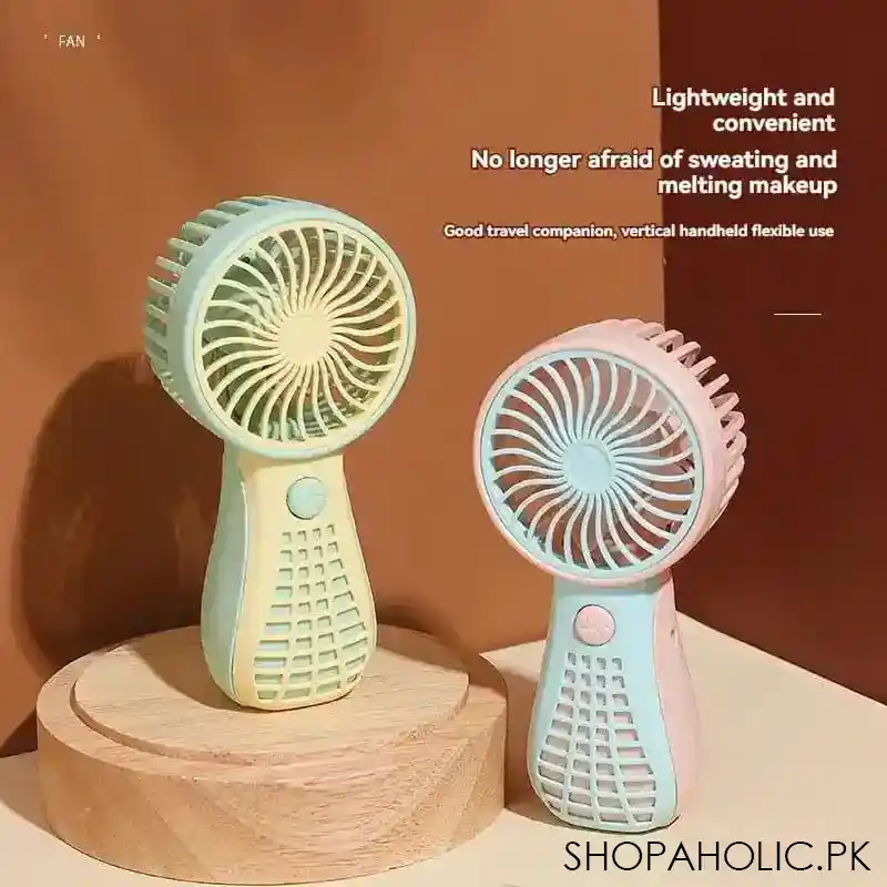 Mini Handheld Portable Fan – Compact & High-Velocity Airflow