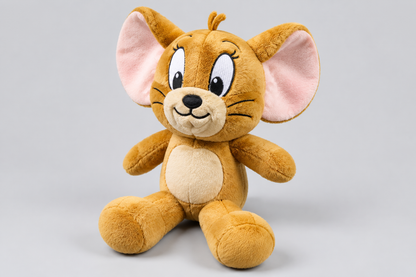 Title: Brown Mouse Plush Toy with Big Ears – Happy Gift