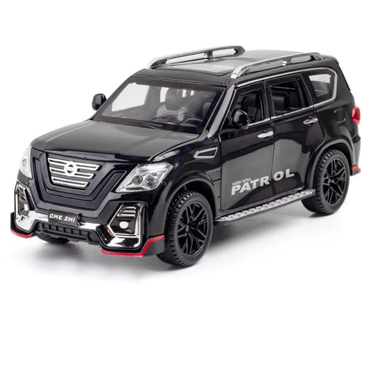 Die-Cast Model Car - White Nissan Patrol SUV