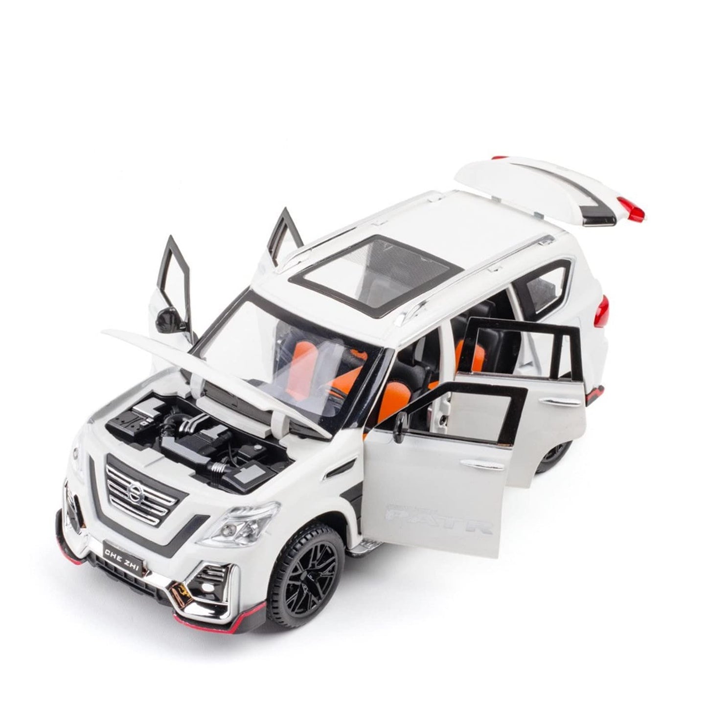 Die-Cast Model Car - White Nissan Patrol SUV