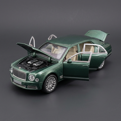 Green Die-Cast Model Car with Lights & Sound | Happy Gift