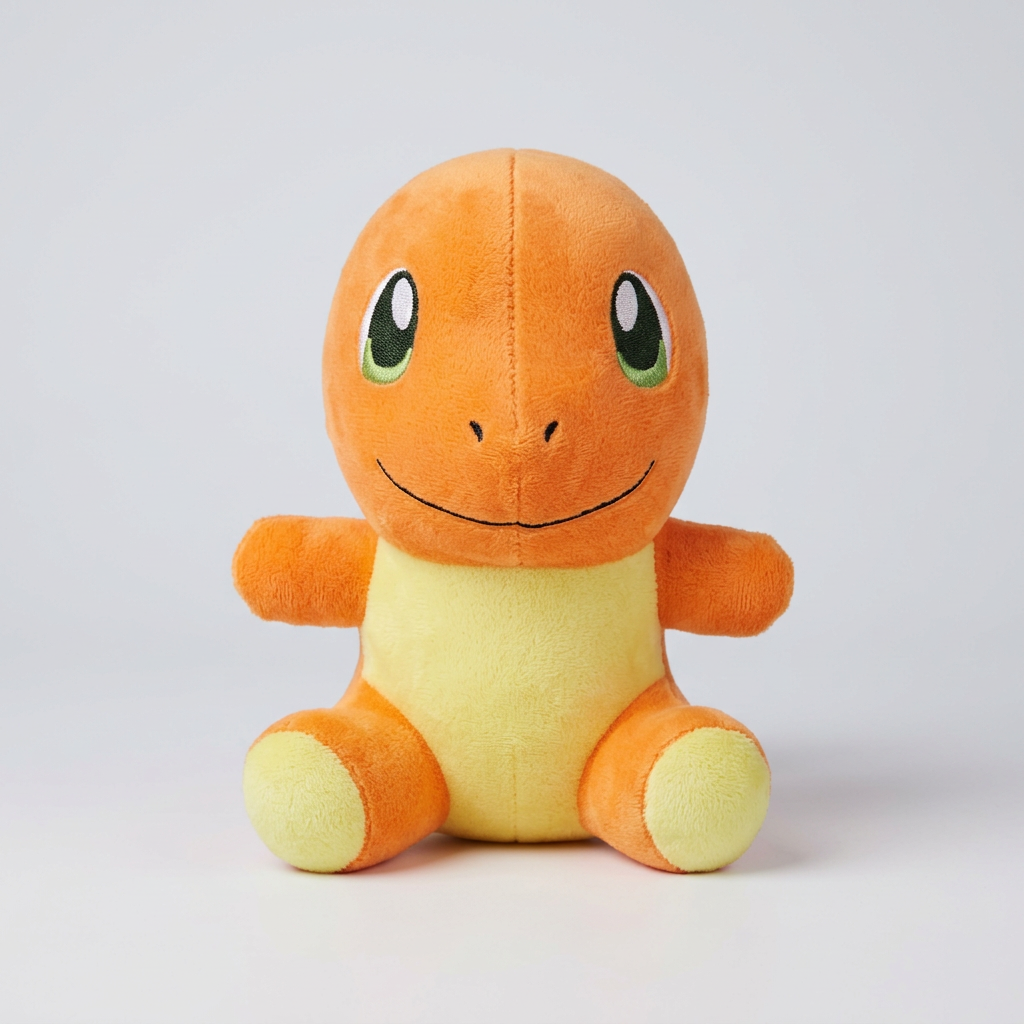 25 CM  Charmander Plush Soft Toy – Orange Pokémon Gift | Happy Gift