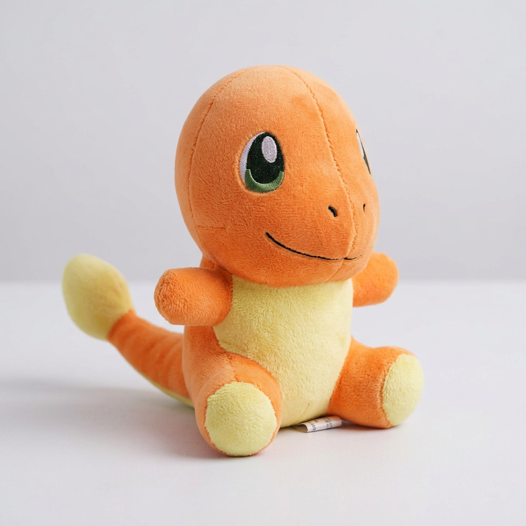 25 CM  Charmander Plush Soft Toy – Orange Pokémon Gift | Happy Gift