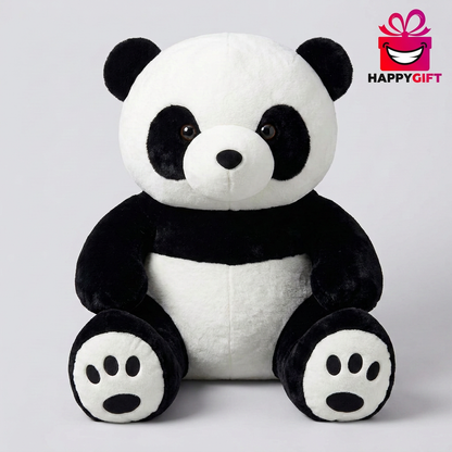 63 CM Panda Plush Soft Toy – Black & White Stuffed Bear | Happy Gift