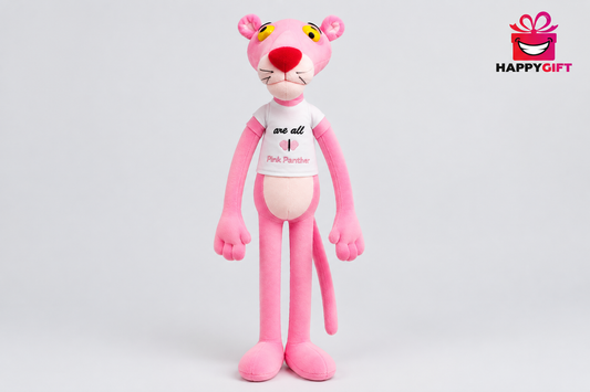 76CM Pink Panther Plush Soft Toy – Long-Legged Stuffed Animal Gift | Happy Gift