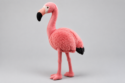 25CM Pink Flamingo Plush Toy with Long Legs – Happy Gift