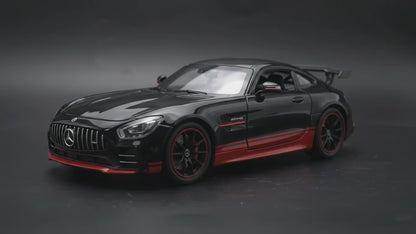 Mercedes-AMG GT Black & Red Die-Cast Model | Happy Gift