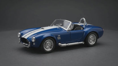 Shelby Cobra Style Model Car – Blue & White | Happy Gift