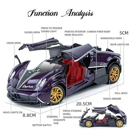 1/24 Scale Pagani Huayra Roadster – Collector’s Die-Cast Model