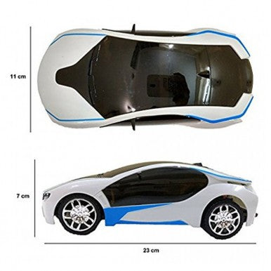 3D Famous Car: 1:22 Scale Remote Control Stunt Car with Starlight Roof & Smoke Spray
