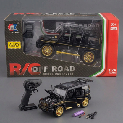 Mercedes-Benz G-Class Brabus-Style Remote Control SUV – Black & Gold | Happy Gift