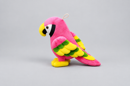 50CM  Pink Parrot Plush Toy – Colorful Soft Stuffed Bird | Happy Gift