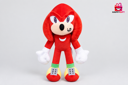 50CM Sonic-Inspired Red Character Plush Toy with White Gloves | Happy Gift