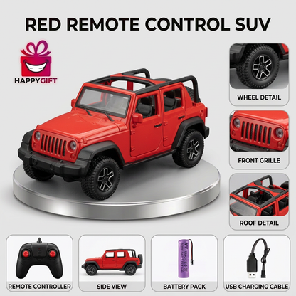 Jeep Wrangler Style Remote Control SUV – Red | Happy Gift