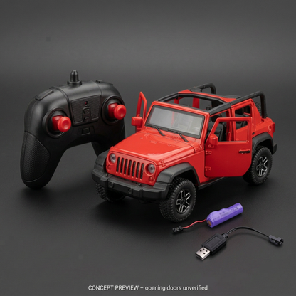 Jeep Wrangler Style Remote Control SUV – Red | Happy Gift
