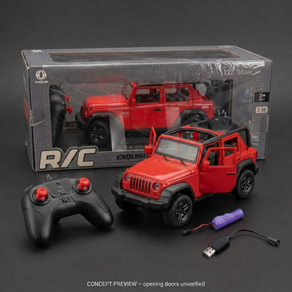 Jeep Wrangler Style Remote Control SUV – Red | Happy Gift