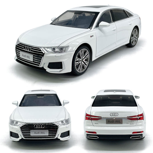 1:18 Scale Audi A6L Diecast Model Car – White