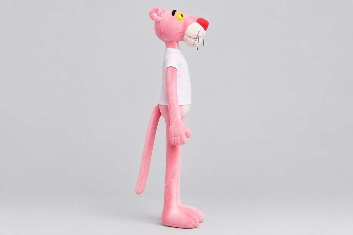 76CM Pink Panther Plush Soft Toy – Long-Legged Stuffed Animal Gift | Happy Gift