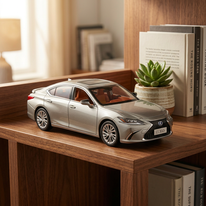 Lexus ES Silver Die-Cast Sedan Model | Happy Gift