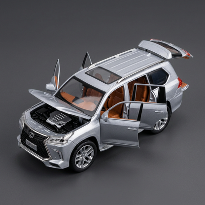 Lexus LX Silver Die-Cast SUV Model | Happy Gift
