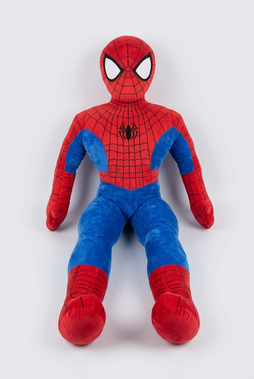 140 CM Spider-Man Plush Soft Toy – Red & Blue Superhero | Happy Gift