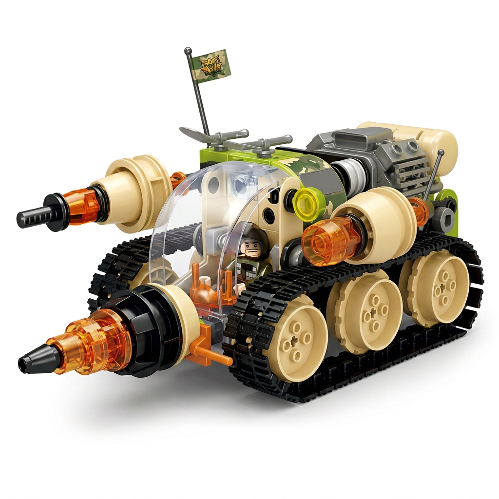 Military Vehicle Building Blocks Set | Happy Gift