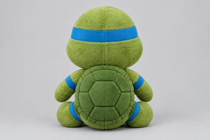 38CM Green Ninja Turtle Plush Toy with Blue Mask – Happy Gift