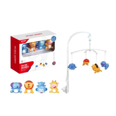 Huanger Musical Crib Mobile – Animal-Themed Hanging Toys for Newborns