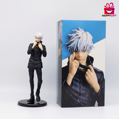 White-background figure and box photo with Happy Gift logo