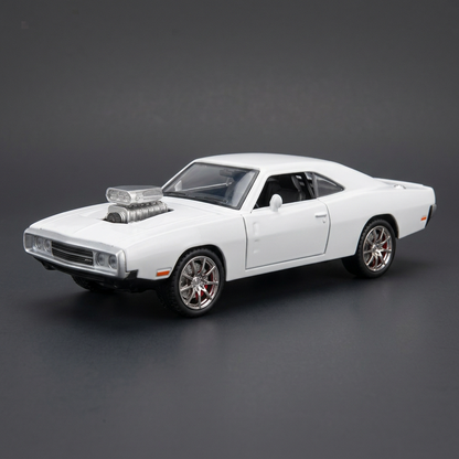 Dodge Charger White Die-Cast Muscle Car | Happy Gift