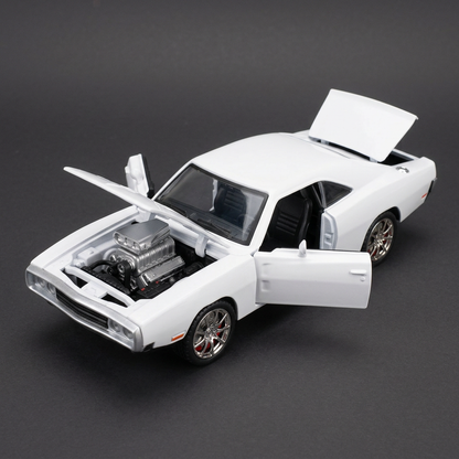 Dodge Charger White Die-Cast Muscle Car | Happy Gift