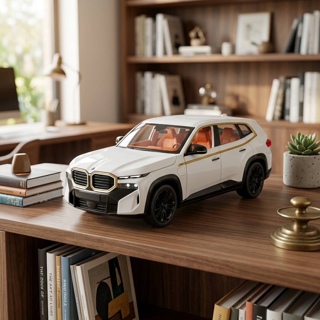BMW XM White Die-Cast SUV Model | Happy Gift