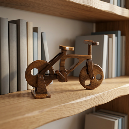 Wooden Bicycle Model for Home & Office Décor | Happy Gift