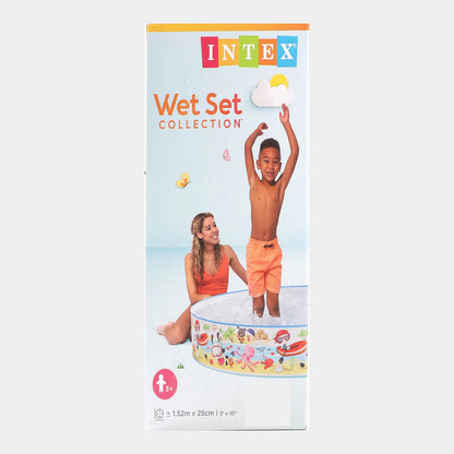 Intex Wet Set Collection Snapset Pool – Underwater Adventure Kids' Hard-Side Pool